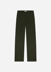 Pull Up Pant in Fine Cashmere  – Olive - CO Collections